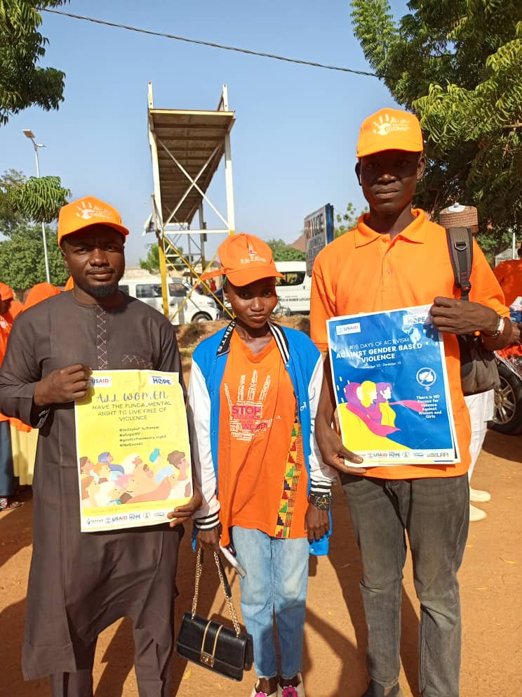 16 Days of GBV Activism Kebbi State ACHEI with GBV TWG Team 2024